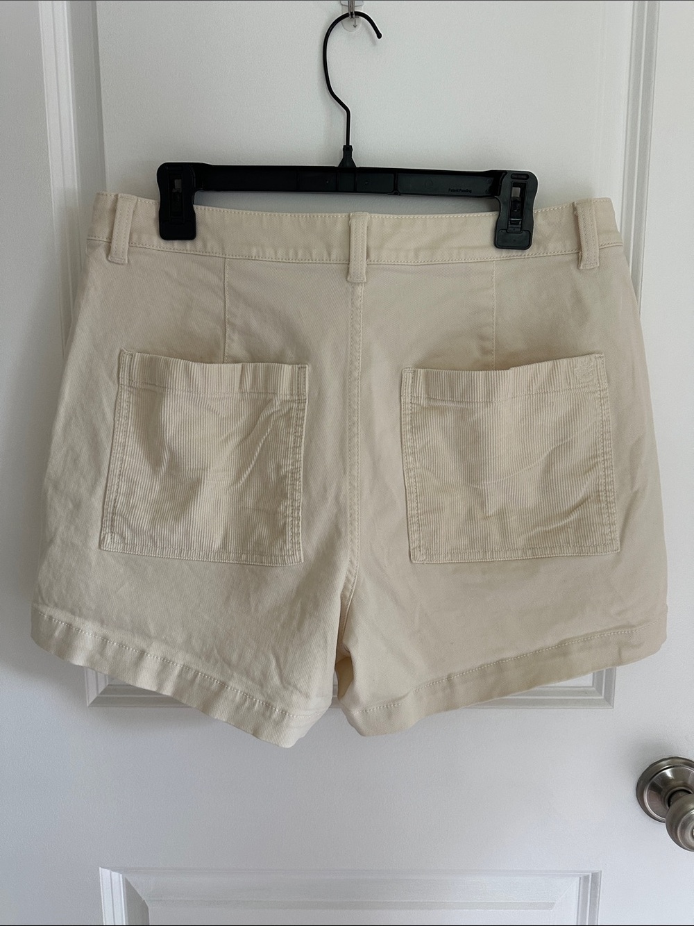 Alpine Design Cream High-Waist Patch-Pocket Shorts - Picture 2 of 3